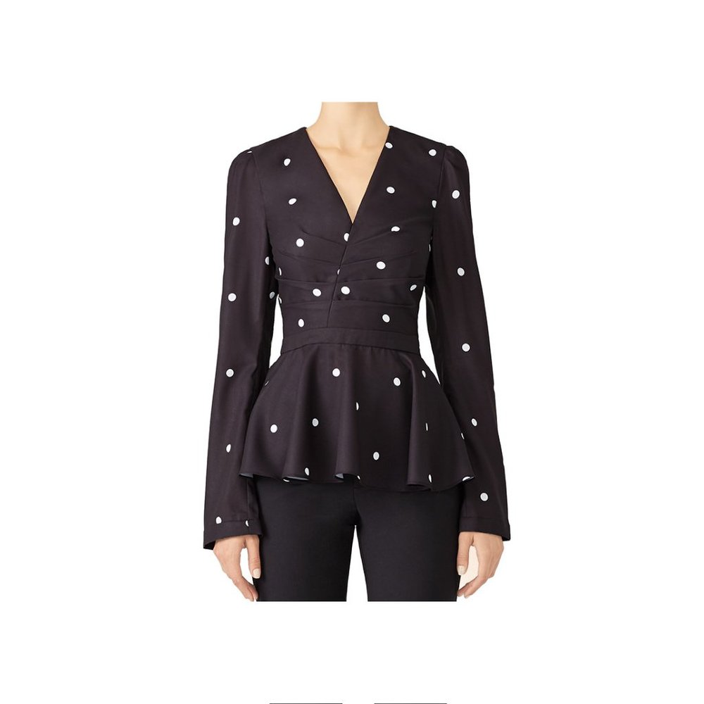 Fame & Partners | Chen Top polka dot peplum | 12